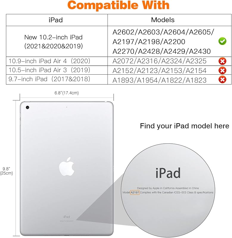 MoKo Virágmintás Rózsaszín iPad Tok - Beépített Képernyővédővel és Állvánnyal, iPad 9/8/7 Generációhoz (10.2"), Ütésálló Védelem