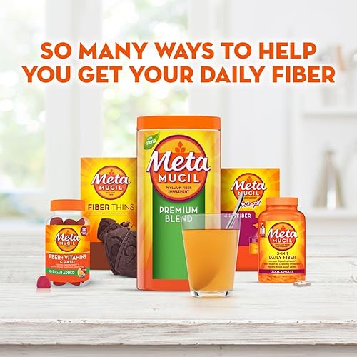 Miniatura 9 de Metamucil Gomitas de suplemento de fibra más vitaminas C, D y B12, sin azúcar añadido, mezcla de fibra prebiótica a base de plantas de 0.18 oz para