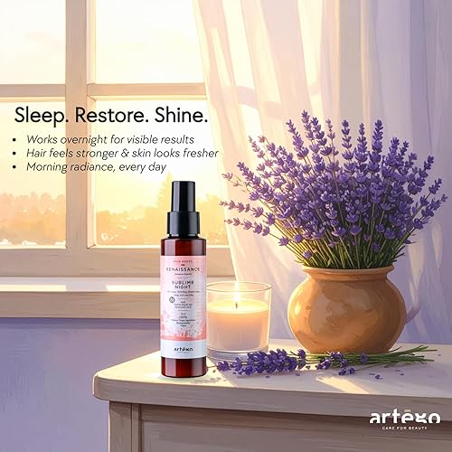 Miniatura 6 de Artègo Rain Dance Renaissance Sublime Night (3.4 oz) - Suero antienvejecimiento durante la noche para cuero cabelludo, cabello y piel