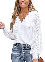 Hippie Damen Blusen mit V-Ausschnitt