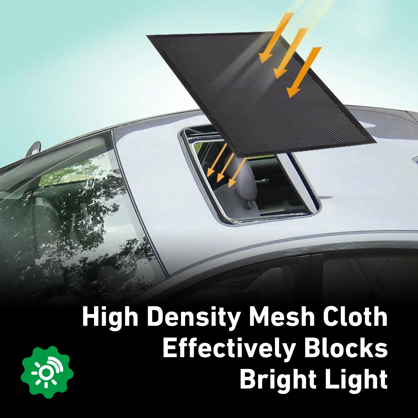 Amazon.com: CouTunp Car Magnetic Sunroof Sun Shade, Mesh Fabric