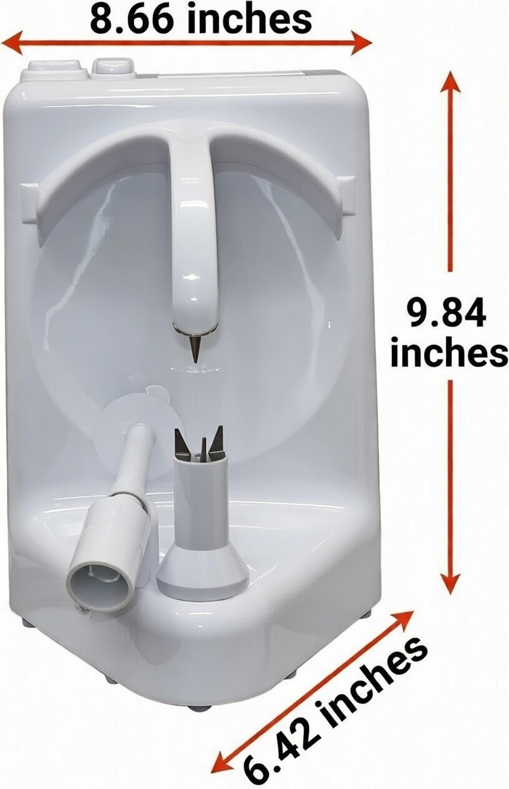 Pelador automático de naranjas profesional, 5 por minuto, pelador eléctrico de manzana/naranja/patata, resistente al óxido, fácil limpieza, plástico y acero inoxidable, color blanco, rallado