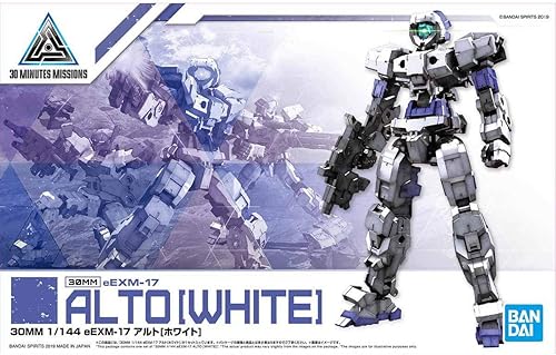 Miniatura 8 de Bandai Spirits Hobby #01 Eexm-17 Alto Blanco 30 Min Mission