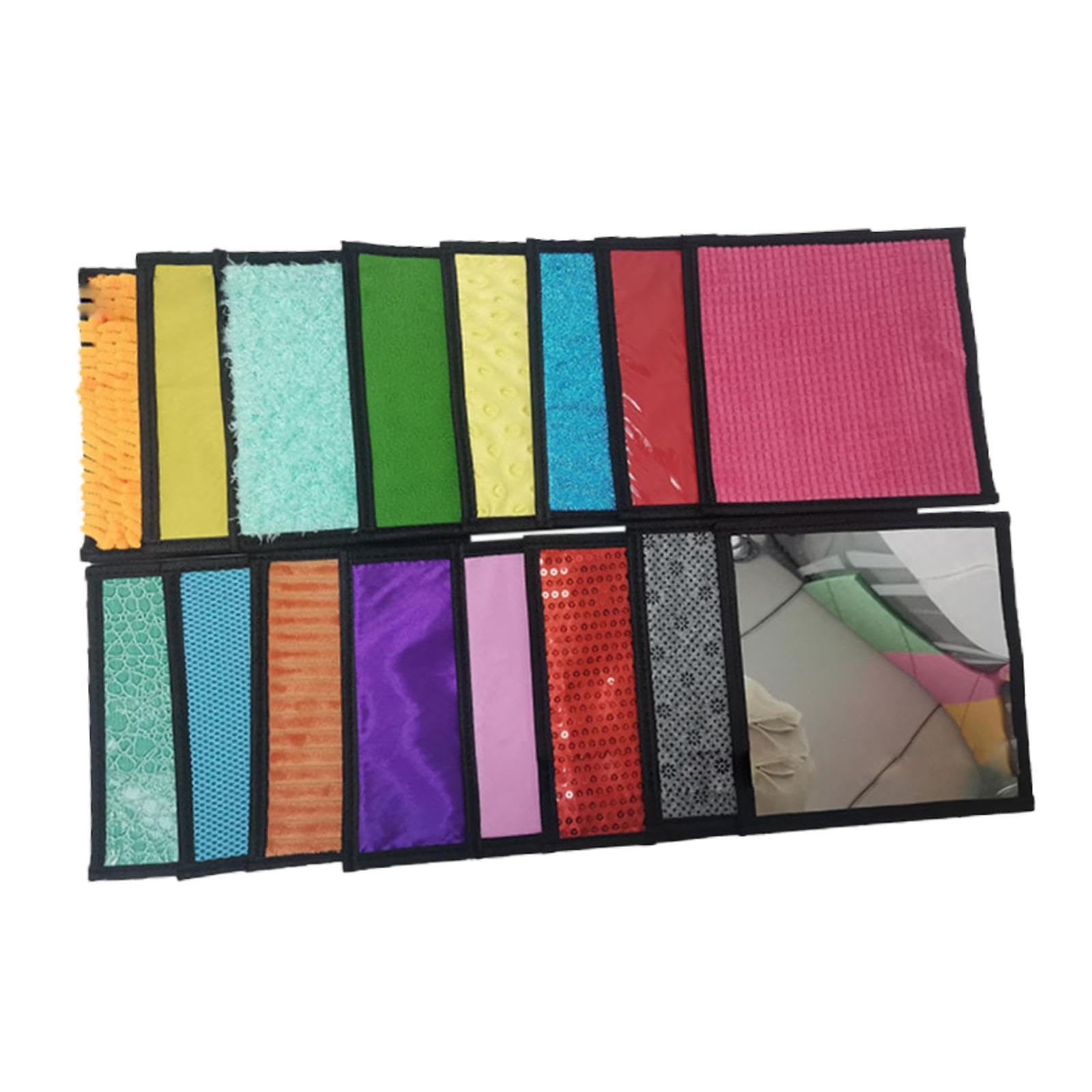 Sensory Mats, Sensory Wall Panel Set, Sensory Tiles, Sensory Toy Set, Educational Tactile for Kids And Adults, 16 pieces