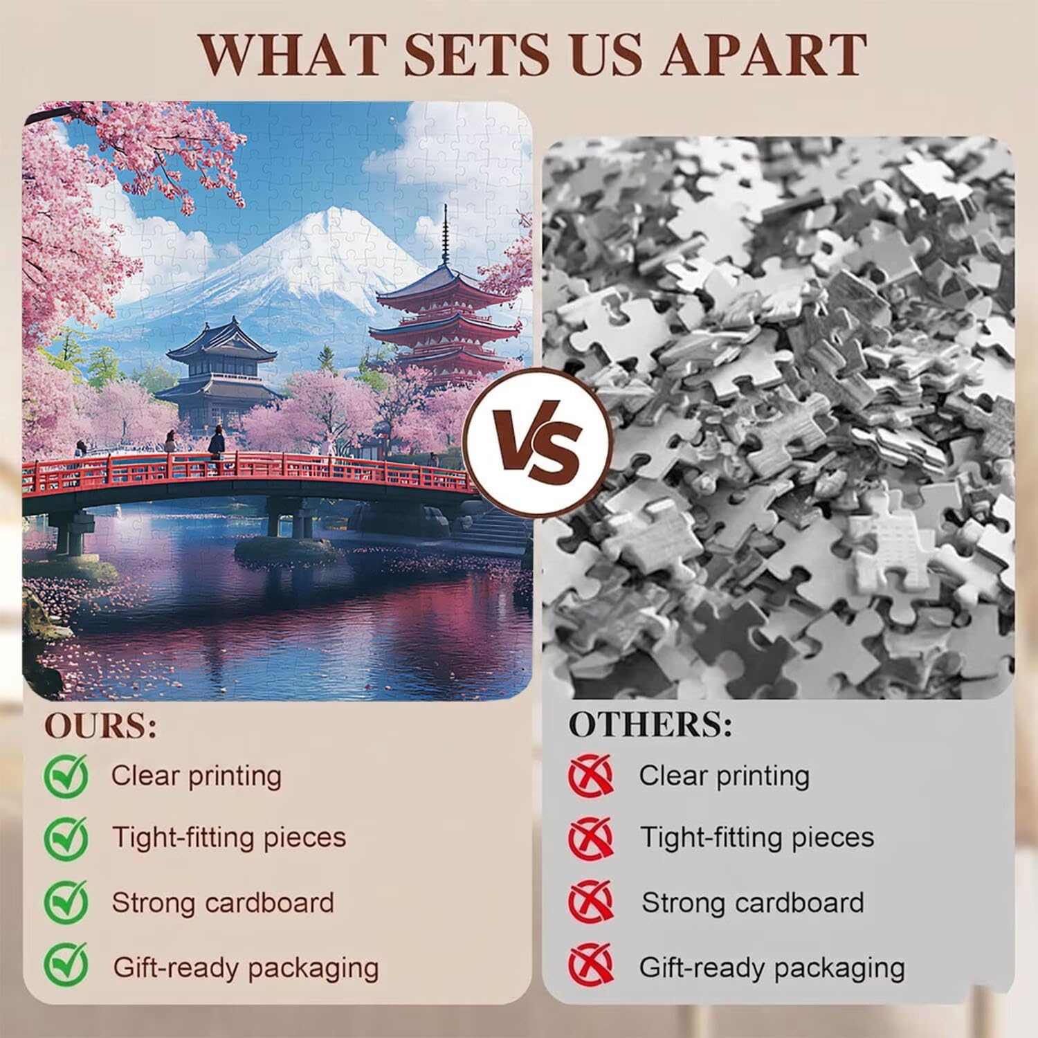ponte Montagna Puzzle 2000 Pezzi per Adulti, Puzzle in Legno - Collezione Classica con Poster Incluso - Sfida di Concentrazione e Passatempo Antistress, Gioco Educativo per Famiglia, 99 x 70 cm f0-833
