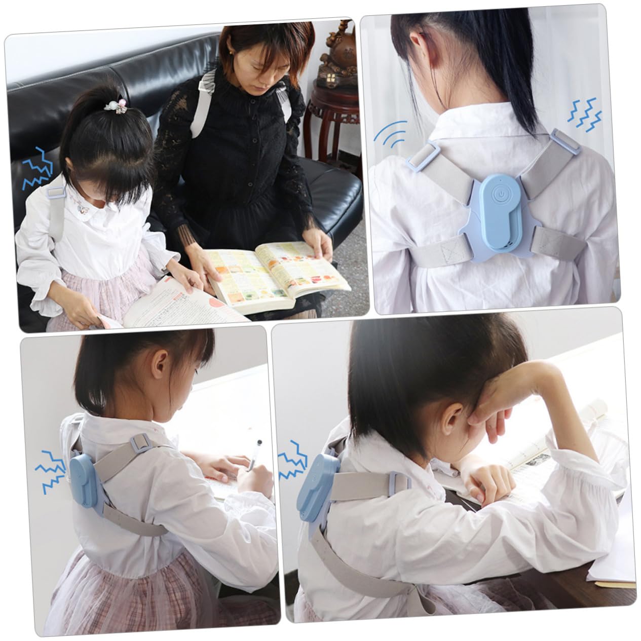 BCOATH Posture Belt Lumbar Support for Men Brace for Intelligent Reminder Comfortable for Office