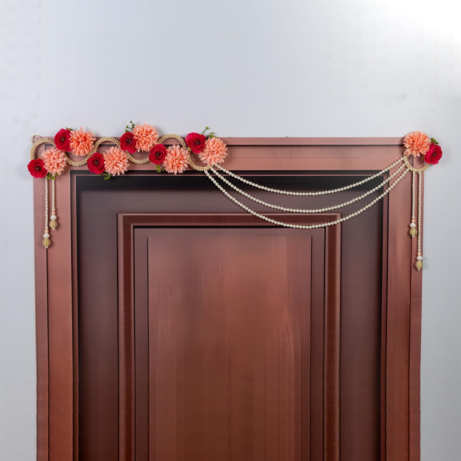 ART BY CHAITASI Handmade Stylish Toran for Door - Latest Entrance Door Thoranam for Home Decor, Diwali Bandarwal, House Hanging Decoration (Pearl Half Bangle Toran) (36 Inches) (B0D381FPSB) Amazon Price History, Amazon Price Tracker