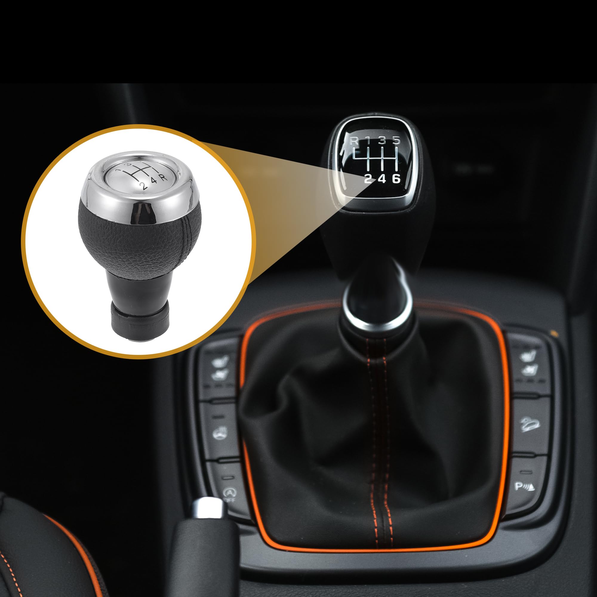 Garniture De Levier De Frein à Main Pour Mini Cooper R56 R57 R55 R58 - Cuir & ABS - Toucher Luxe