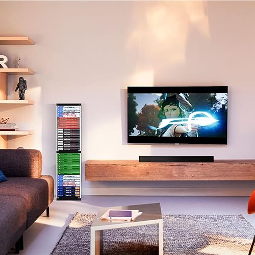 Miniatura 7 de Nargos Soporte de almacenamiento de videojuegos para PS5 PS4 PS3 Xbox Series S y X Xbox One Game y Blu Ray soporte universal para discos de