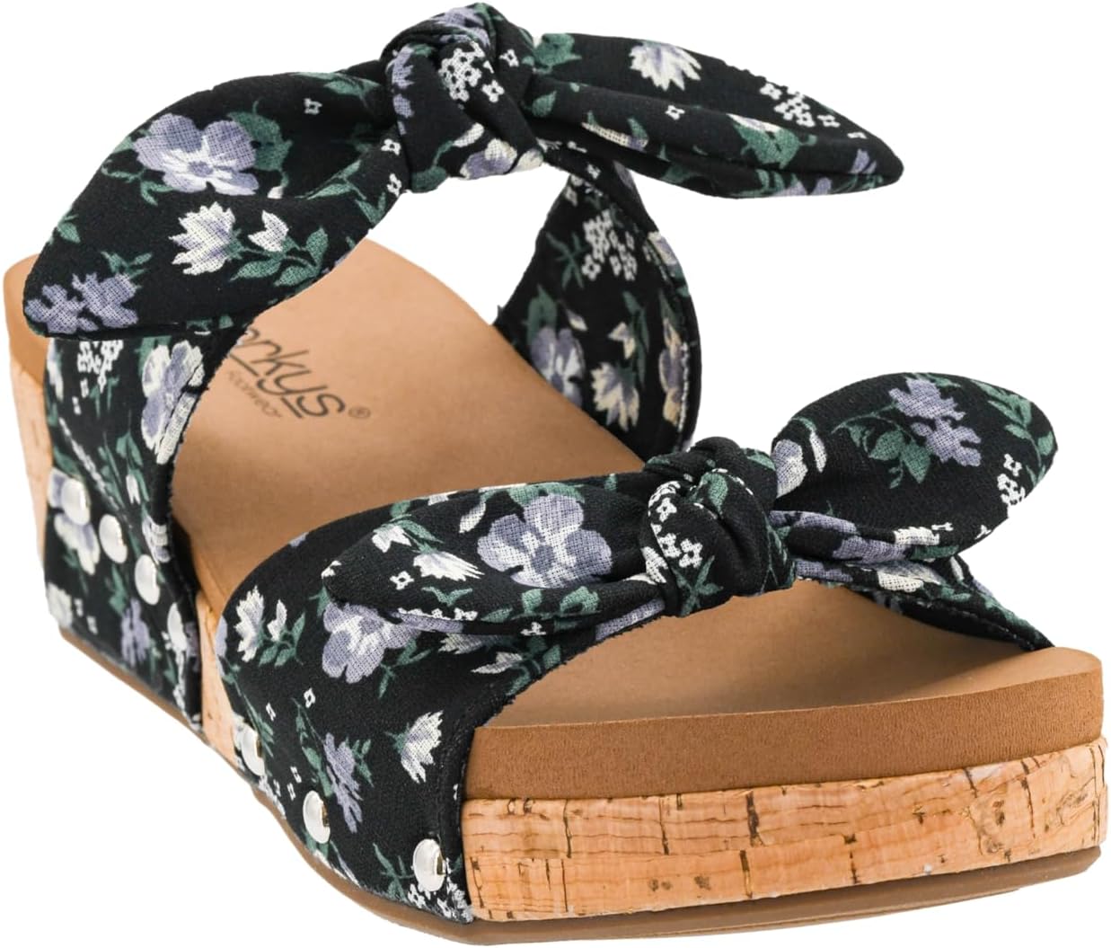 Corkys Footwear Women's Sittin Pretty Wedge Sandal - 2 Inch Cushioned Wedge, Slip On Closure for Comfort & Style, Perfect for Casual & Dressy Outfits, All Day Wear