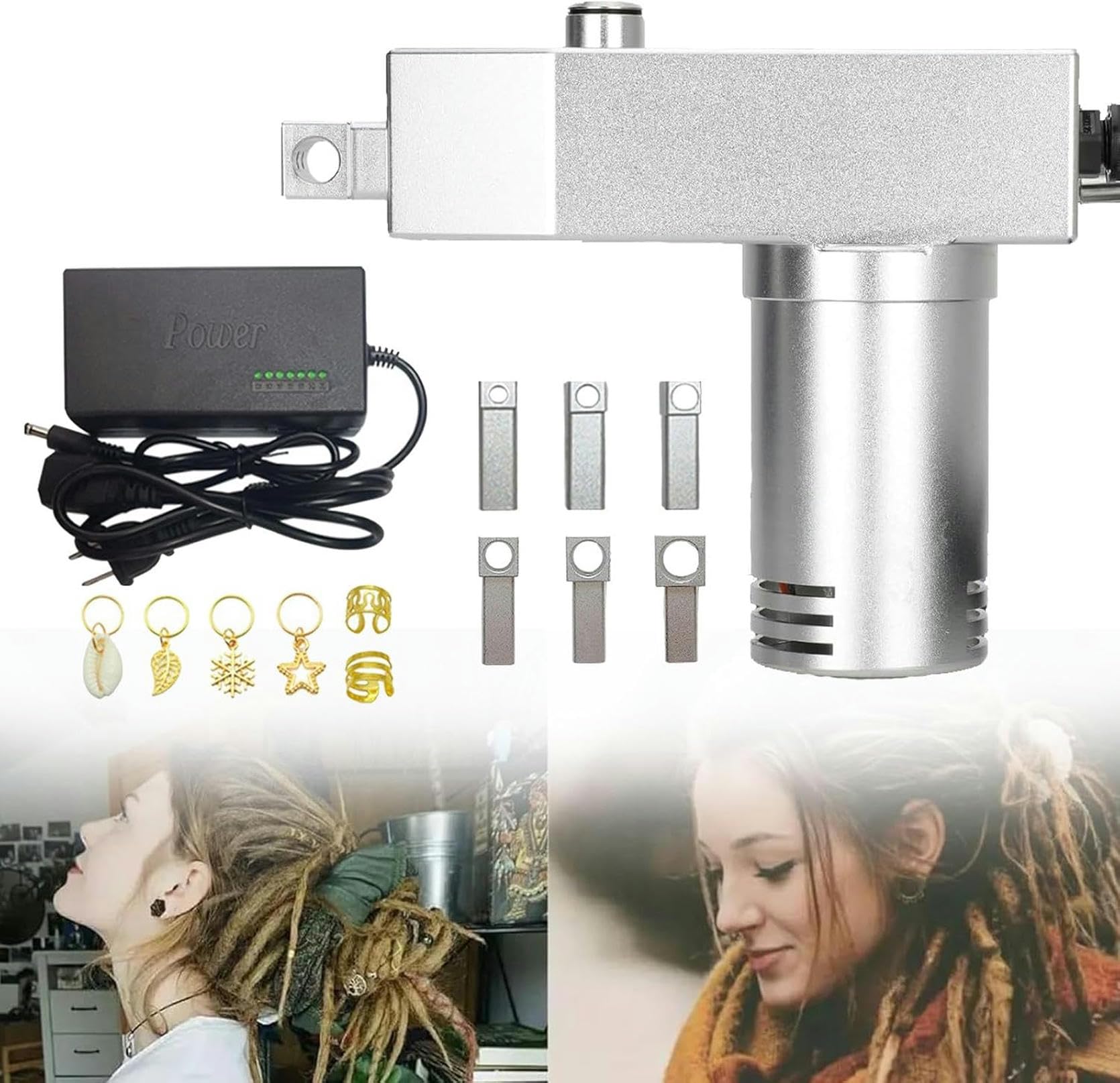 Machine à dreadlocks et extensions de cheveux tressées avec outils DIY
