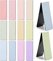 Mr. Pen Magnetic Bookmarks, 12 Pack Pastel Colors - Secure Slim Magnets for Books, Novels, Planners & Textbooks