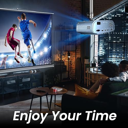 Miniatura 2 de Mini proyector de pared de techo compatible con QKK, DR.J, DBPOWER, Anker, VANKYO, AAXA, Jinhoo, PVO, TMY, AuKing y la mayoría de los otros mini