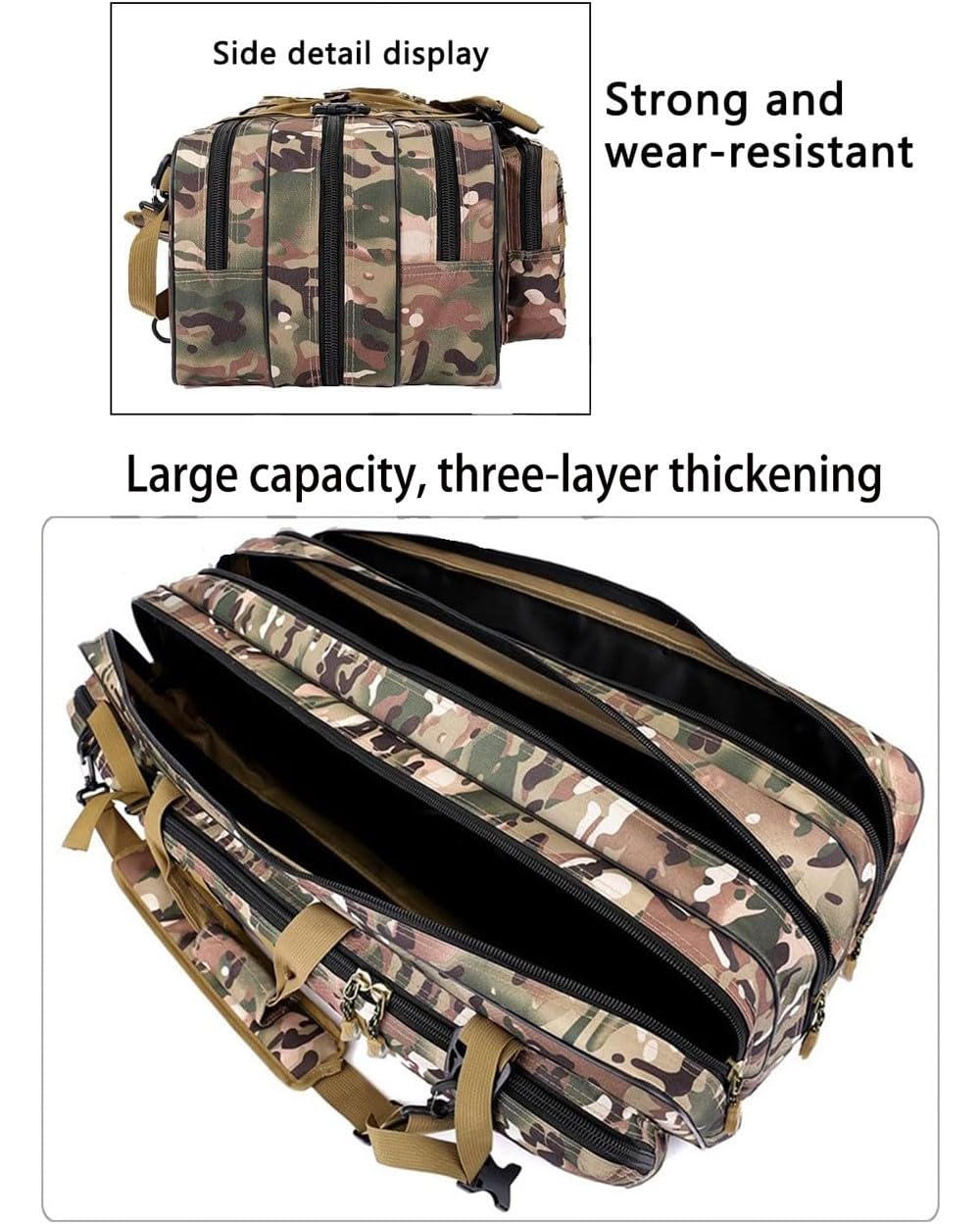 Bolsa de Transporte para Pistola, Bolsas para Rifle para Campo de Tiro, Bolsa Larga para Pistola, Mochila para Rifle táctico, Bolsa para Rifle Deportivo A,120cm