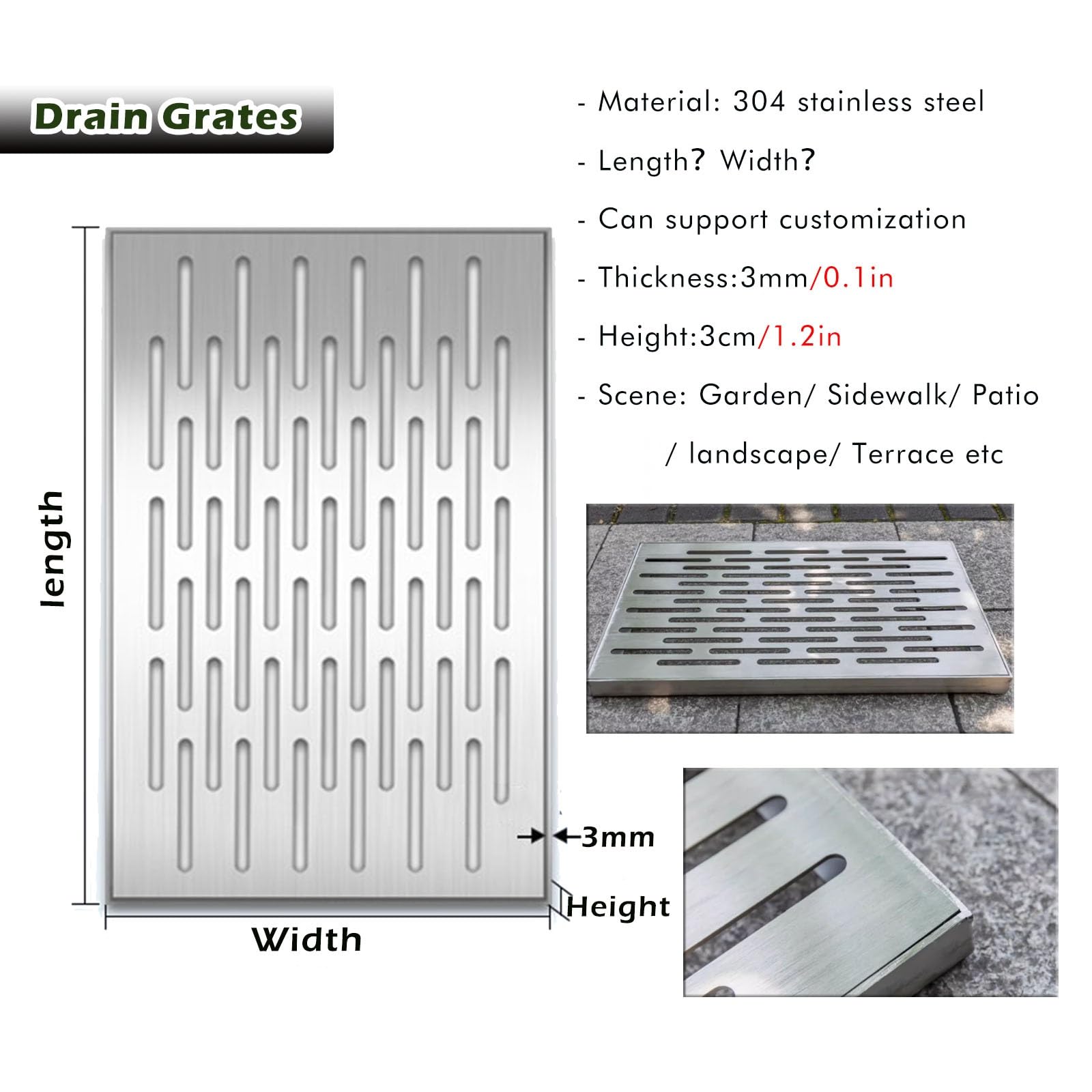 Griglia Per Grondaie In Acciaio Inox - 10,2 Cm Rotonda, Antifoglie, Facile Da Installare - Foto 14