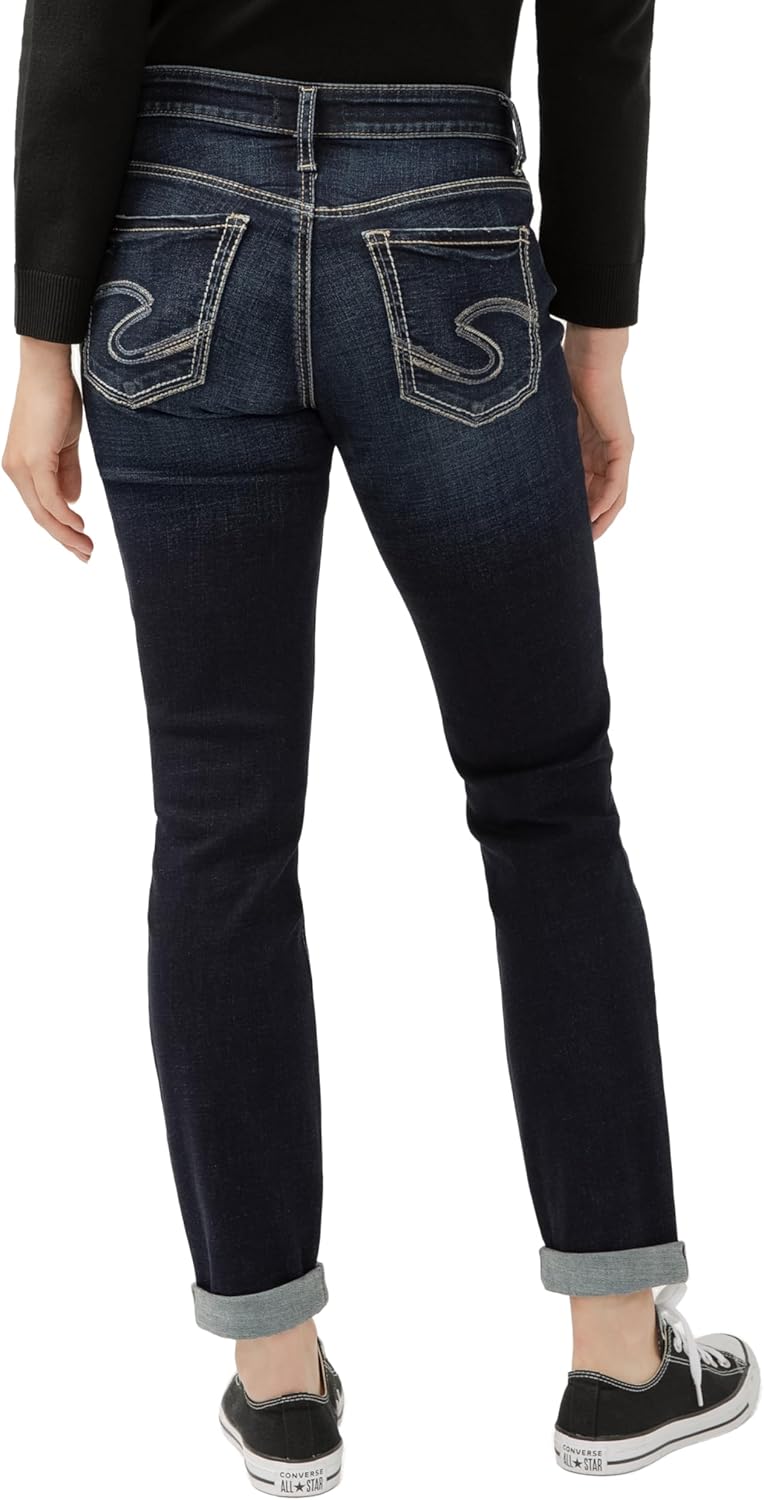 Silver Jeans-Womens Sam Relaxed Boyfriend Fit Jean