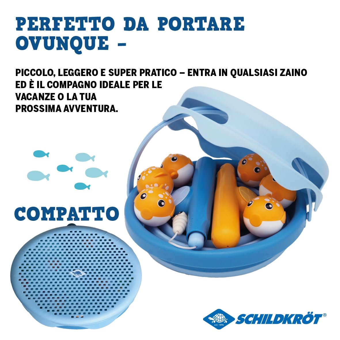 Schildkröt Gioco di Pesca Magnetico per Bambini | da Interni ed Esterni | con Canna Telescopica e Animali Magnetici | Ideale per Mare, Giardino, Piscina e Vasca | Colori Assortiti