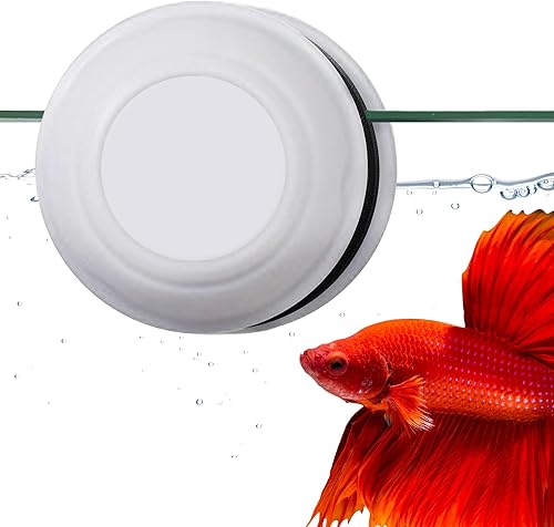 JOR Betta - Imán limpiador de tanques, limpiador de manchas para peceras pequeñas, limpiador magnético flotante de vidrio y acuario acrílico, imán