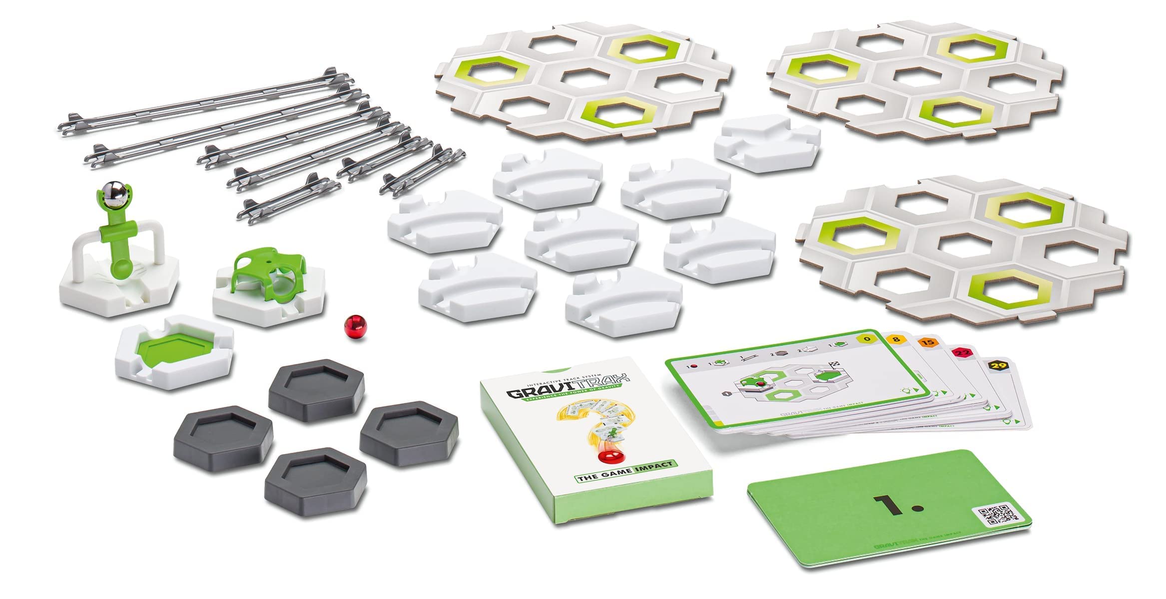 Ravensburger 27016 - GraviTrax The Game Impact - Jeu de Casse-tête - Jeu de Construction - 1 Joueur ou Plus - Enfants de 8 Ans et Plus, Geel