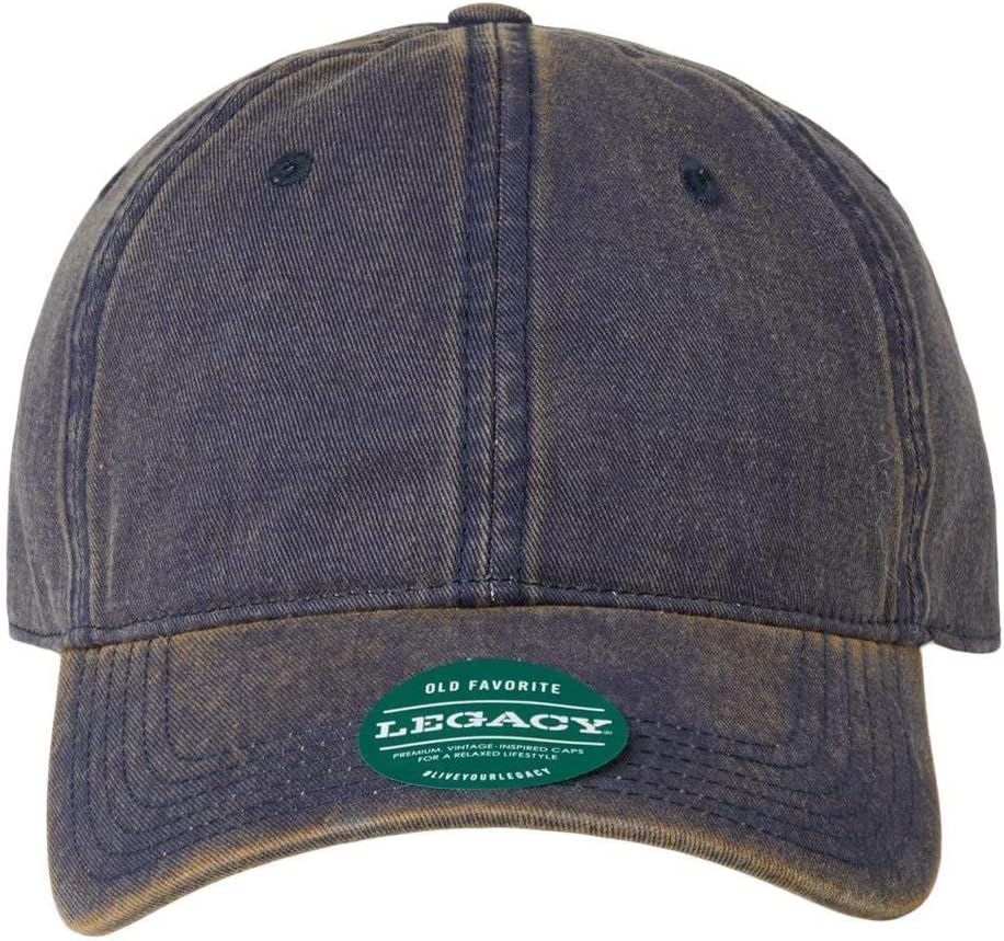 Legacy Old Favorite Solid Twill Cap, Adjustable, Navy