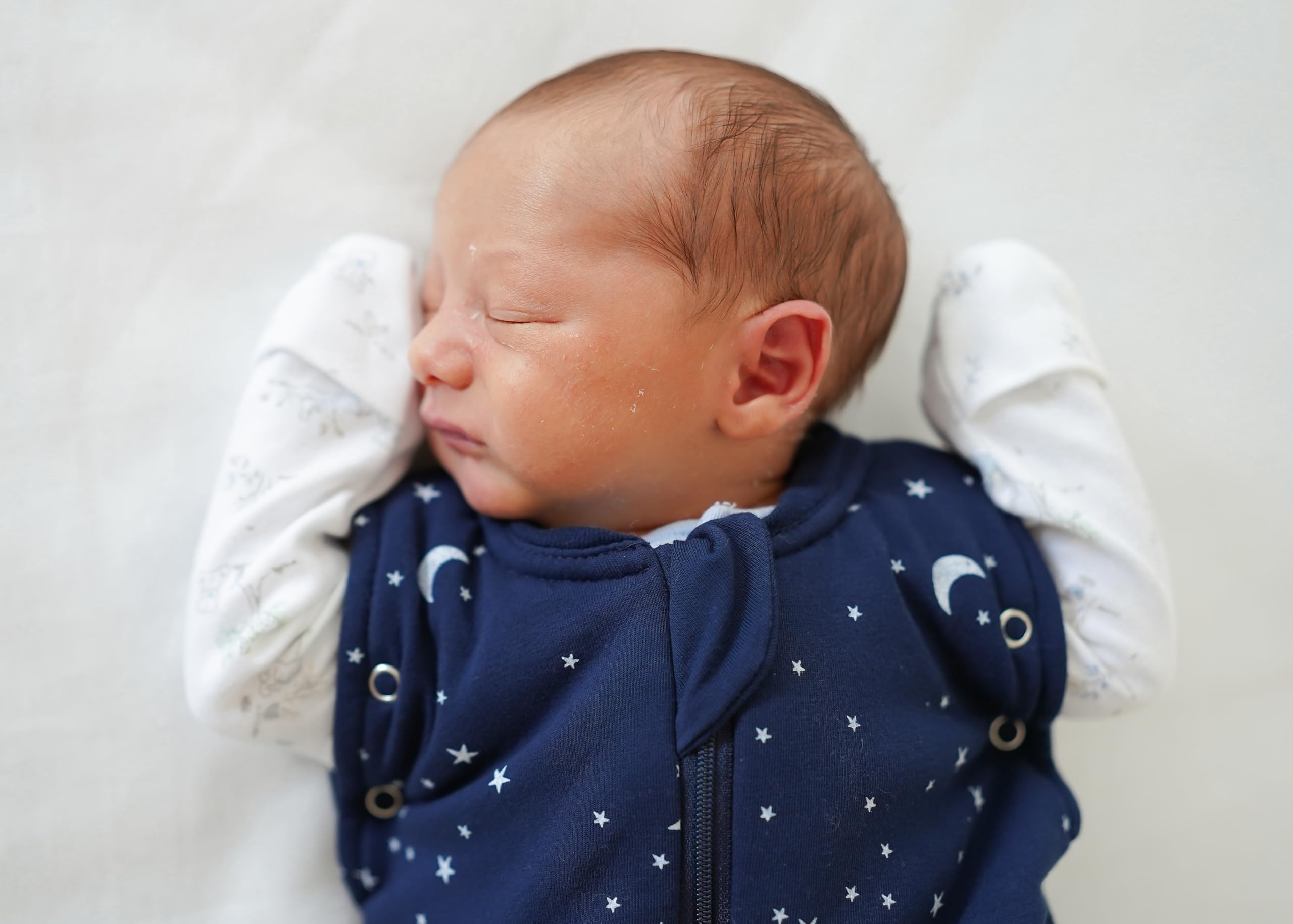 Sweet Dreamers, Baby Sleep Bag, Blue Moon and Stars, 3-12 Months - Image 2
