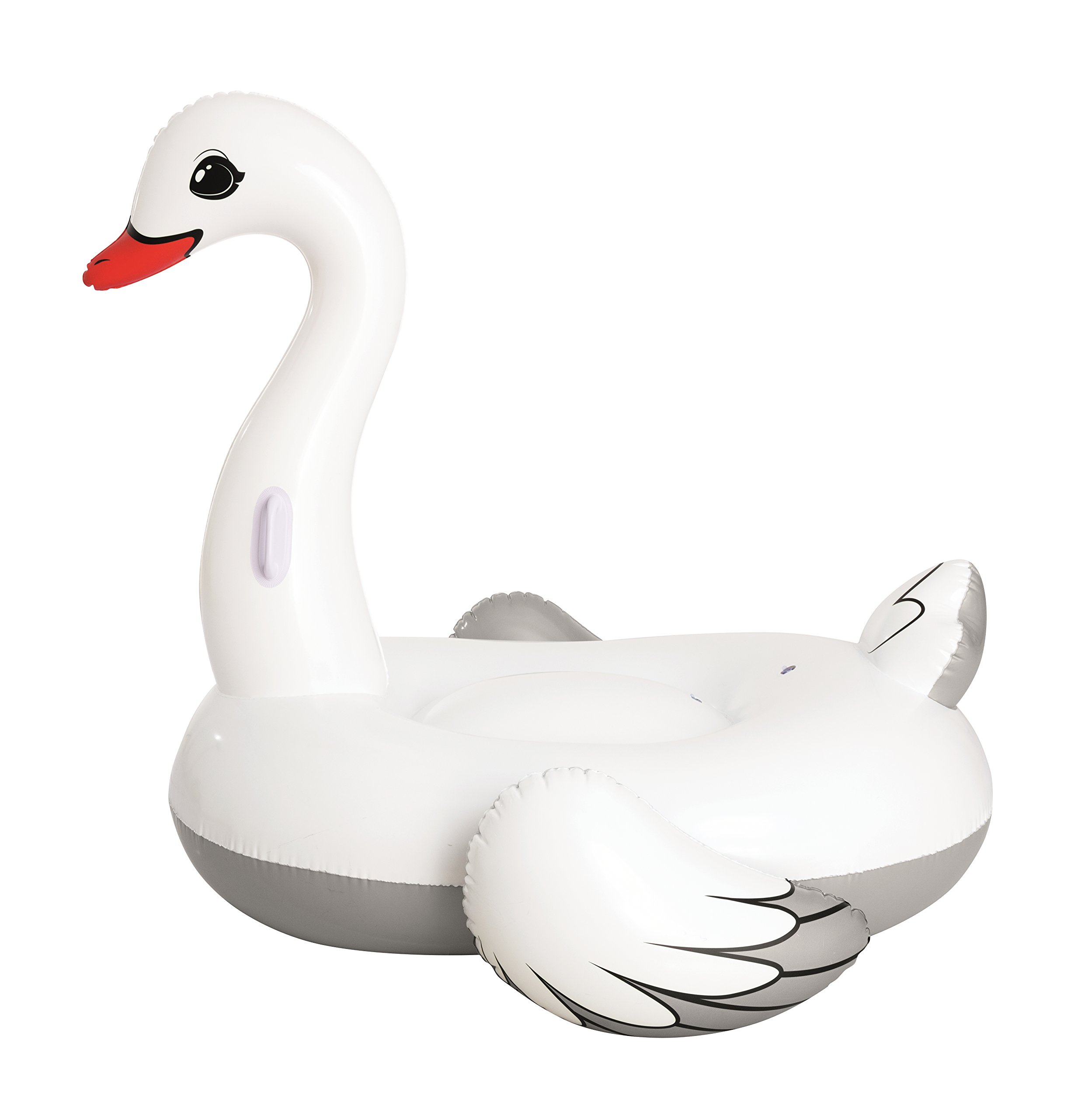 Bestway 4111 Supersized Swan Rider pływający zwierzak, 196 x 174 cm