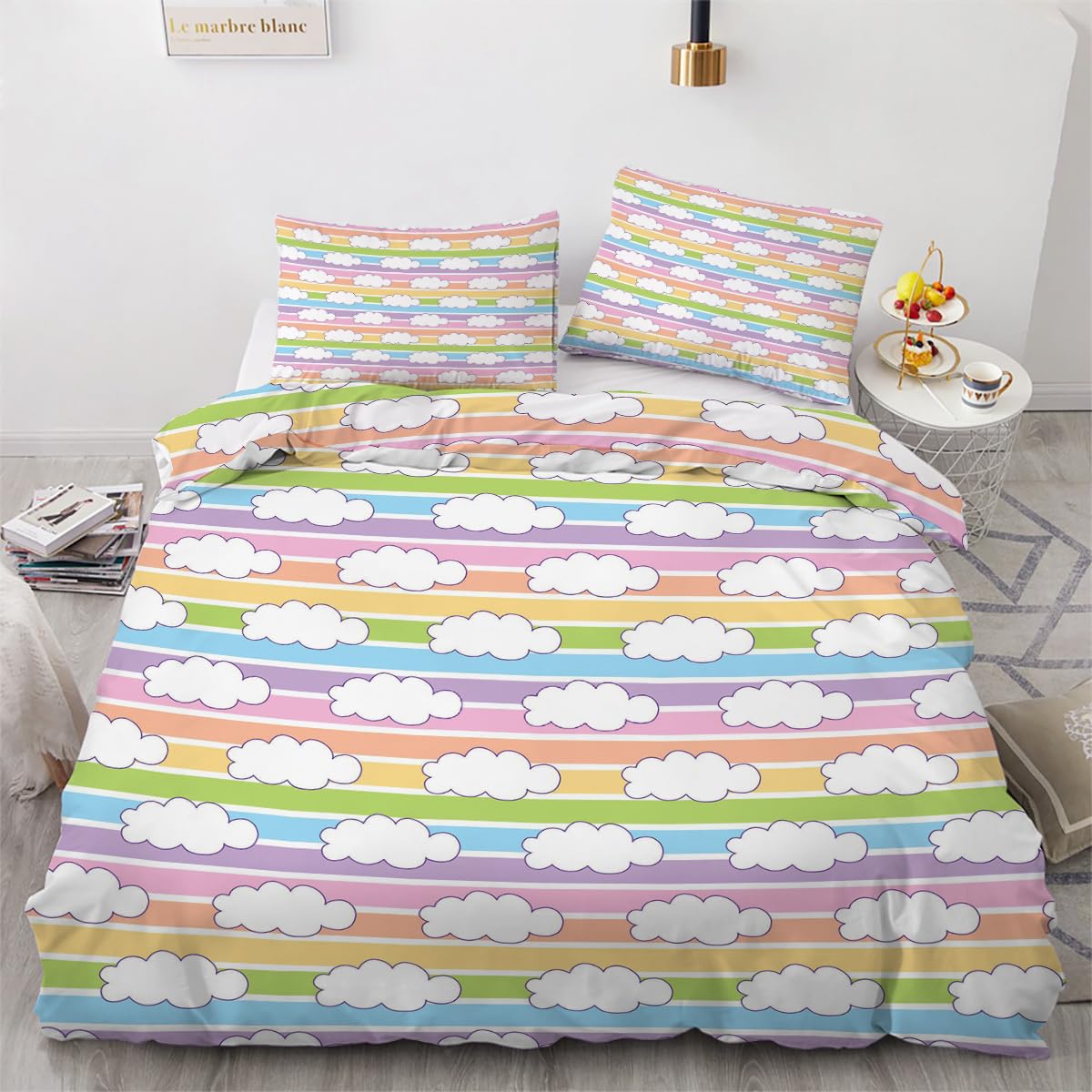 Housse de couette 240x260cm avec zip pour en finir avec les draps froissés