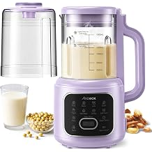 N4 Professioneller Nussmilchbereiter mit Selbstreinigungsfunktion   Ideal f r Mandelmilch Sojamilch und Smoothies   800-W-Hochleistungsmotor   Inklusive Rezeptbuch   BPA-freier Pflanzenmilchb
