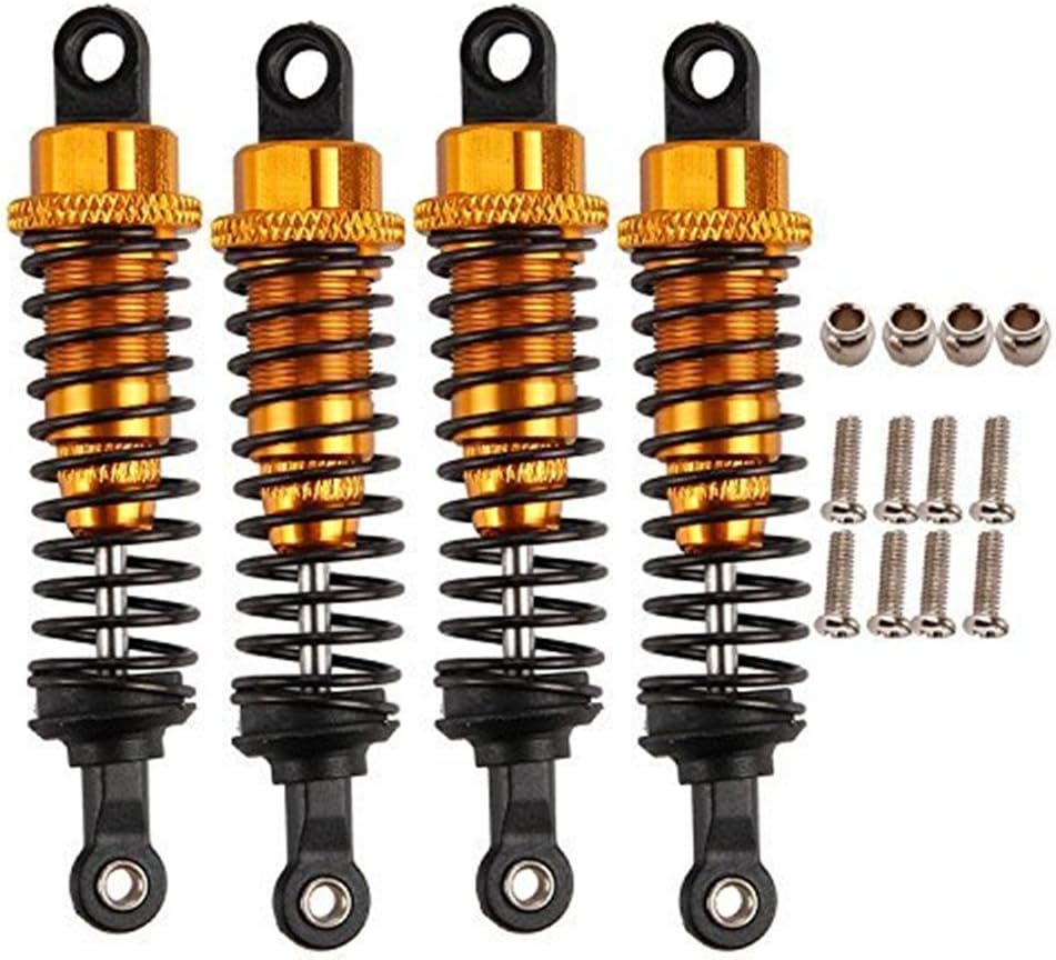 Aluminum Shock Absorber M602 23602 Upgrade Parts For Elcetric Himoto 1/18 E18XBL Spino Buggy E18 E18MTL Mastadon (Pack of 4)