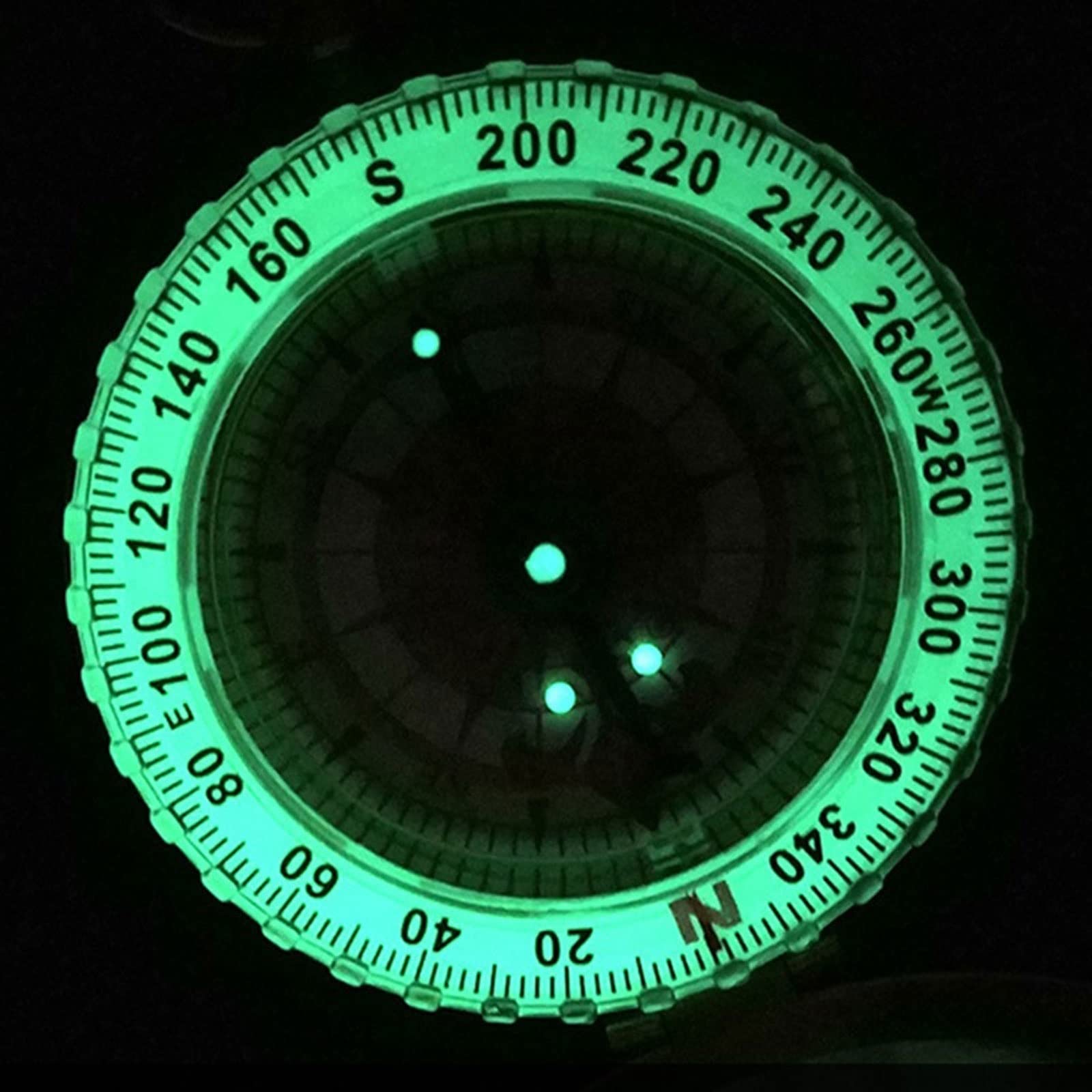 JINGYAN Kompasy Metal Flip Copper Compass Luminous High-Grade Pocket Watch