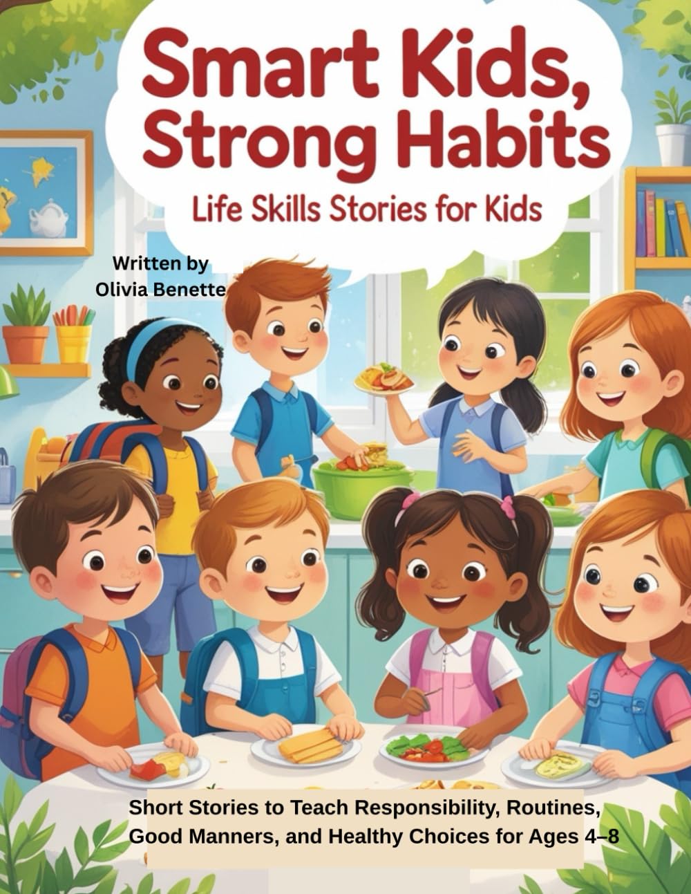 Smart Kids, Strong Habits: Life Skills Stories for Kids: Short Stories to Teach Responsibility, Routines, Good Manners, and Healthy Choices for Ages 4–8