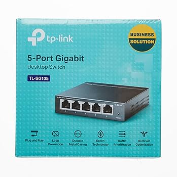 ルーター・ネットワーク機器 TP-Link5-Port 10G Multi-Gigabit TL-SX105 TP-Link 5-Port 10/100/1000Mbps Desktop Switch - TL-SG105