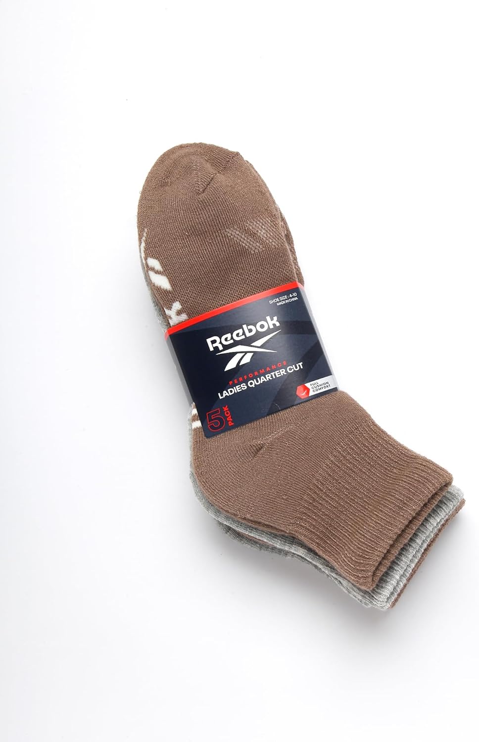 Reebok Womens Quarter Socks - 5 Pack Athletic Performance Cushioned Running Workout Ankle Socks for Women (Sizes: 4-10) - Image 2