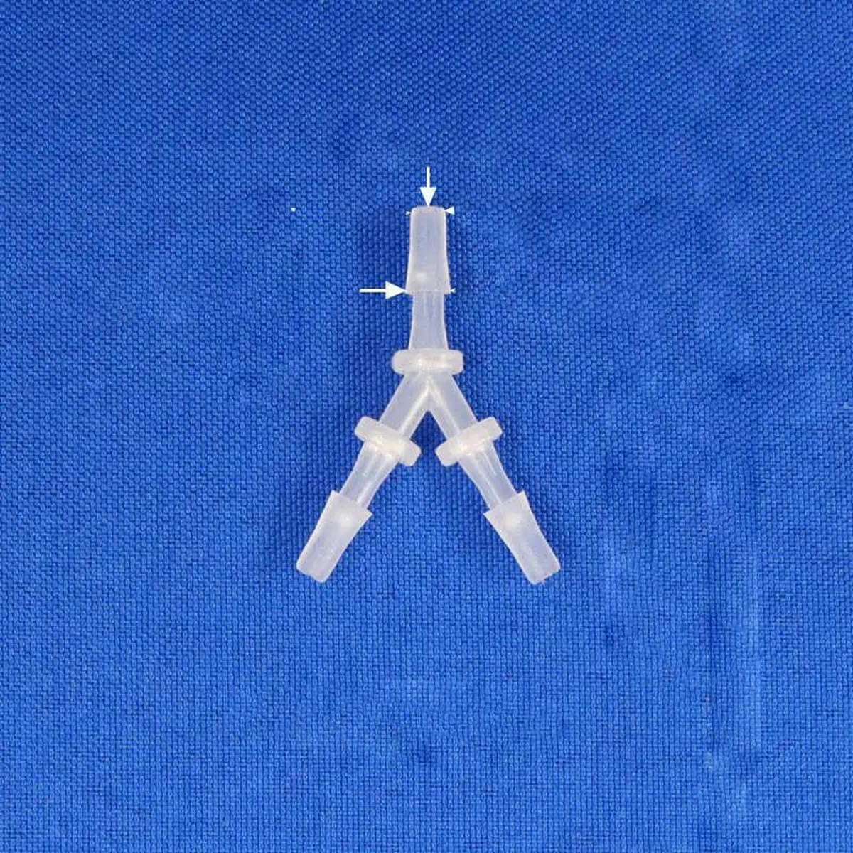 200~5 Stück 2,4–6,4 mm Y-Typ T-Stück-Verbinder Rohrverteiler Aquarium-Adapter Luftpumpenschlauchverteiler-Anschluss-200 Stück-3,5 mm Pagode