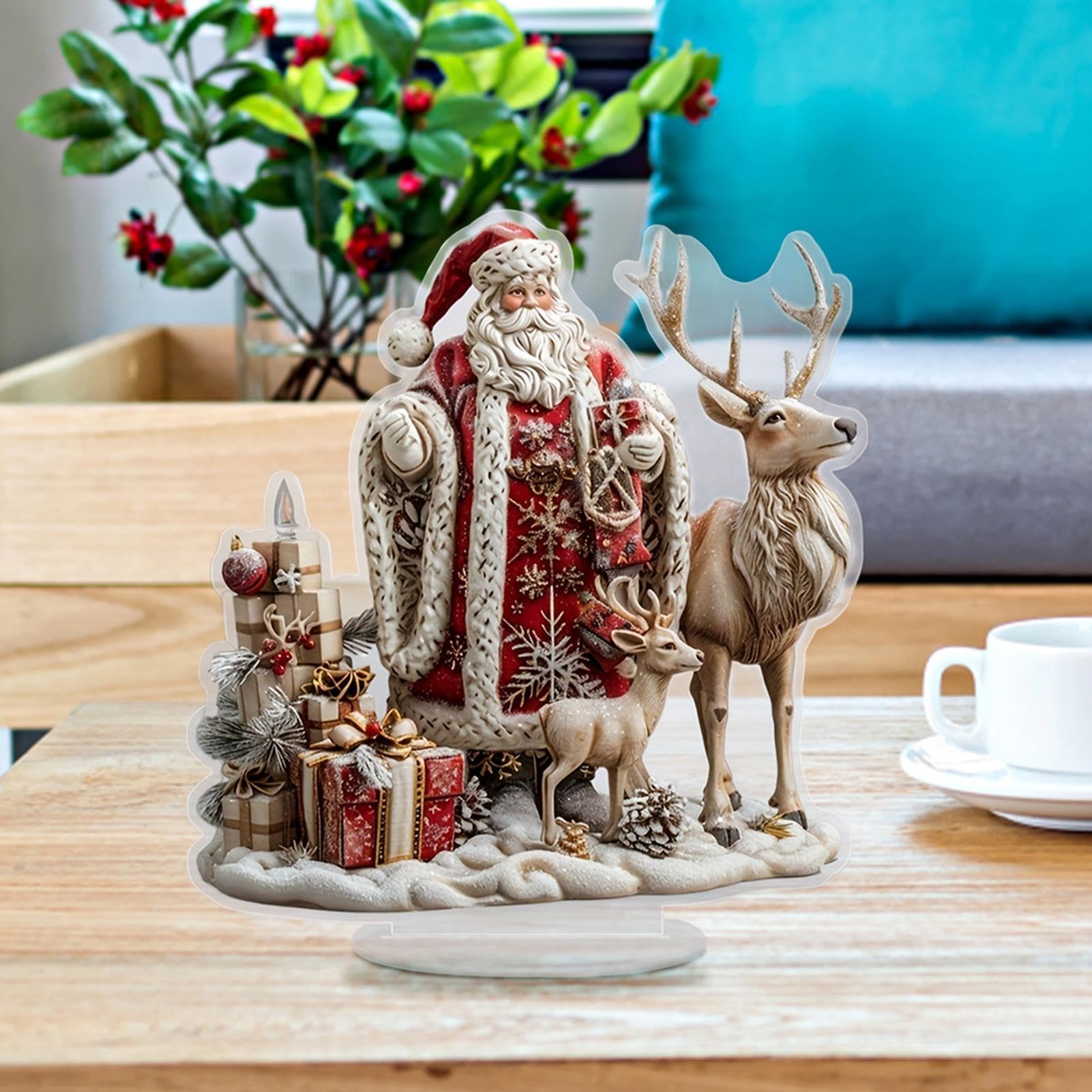 Amazon.co.jp: サンタクロースの彫刻,サンタクロースの像