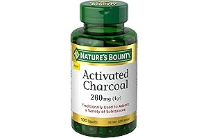 Nature's Bounty Activated Charcoal Supplements - Support Healthy Lifestyle