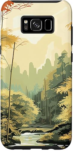 Galaxy S8+ Bamboo Brilliance Exploring Vibrant Forest Colors Case