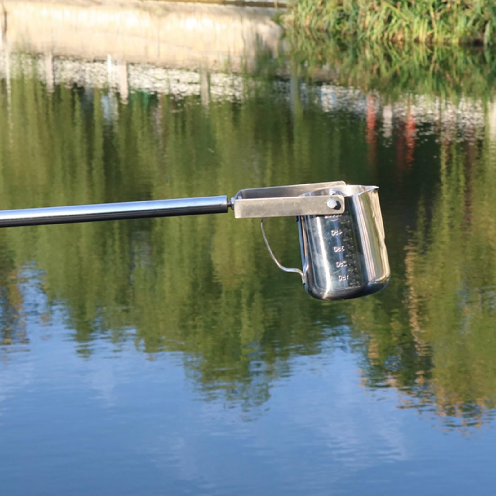 Collettore d'acqua – Campionatore graduato da 500 ml/1000 ml in acciaio inox per campionamento di acqua di lago e lago (500 ml 117-400 cm/46,1-157 pollici)