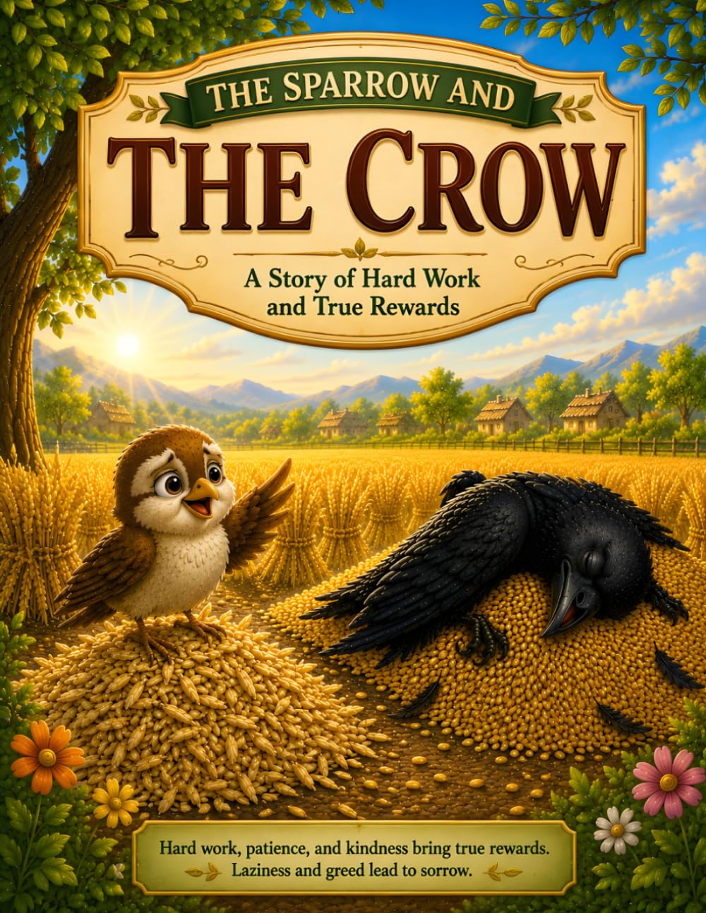 The Sparrow and The Crow: A Story of Hard Work and True Rewards