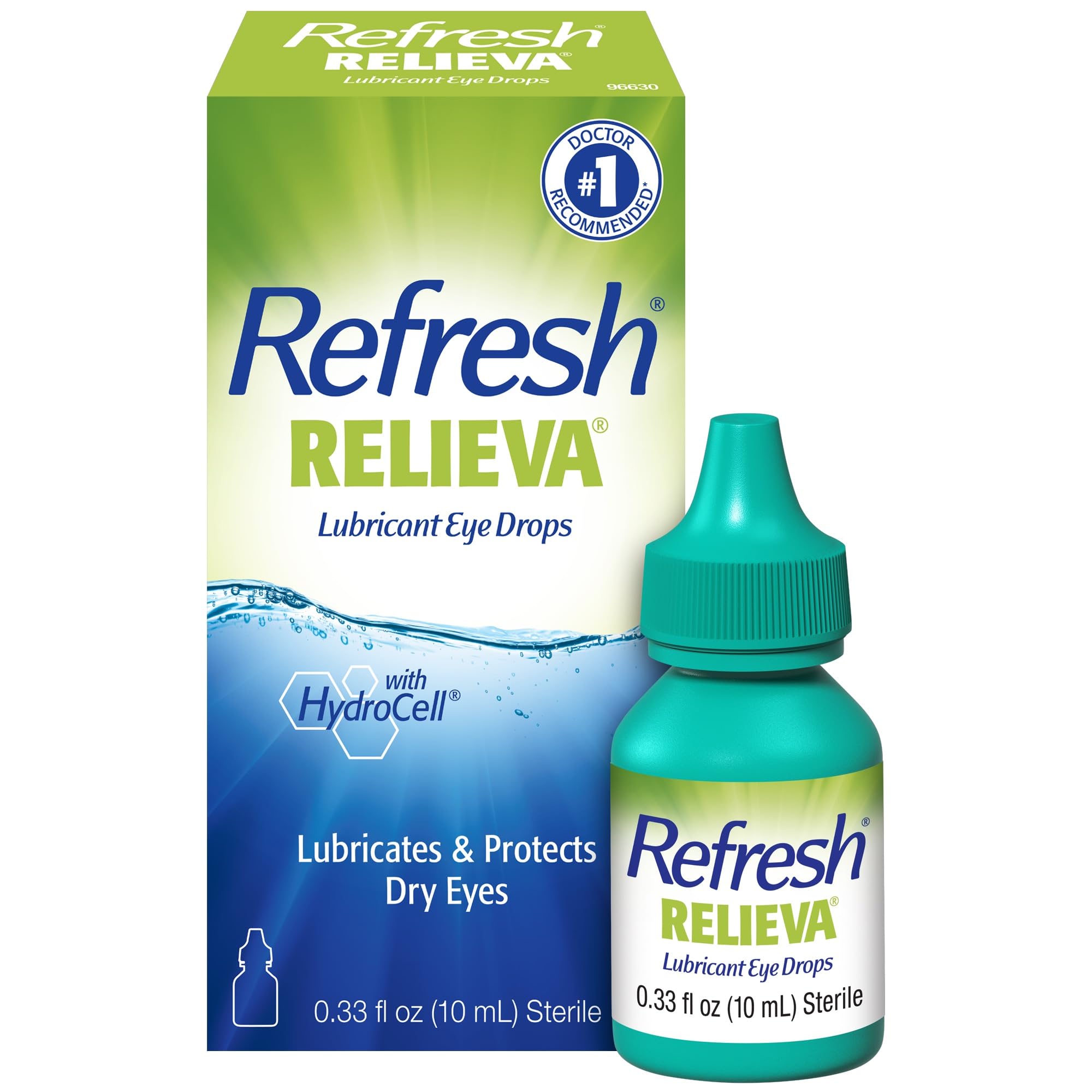 Refresh Relieva Lubricant Eye Drops, 0.33 Fl Oz Sterile, Packaging may Vary