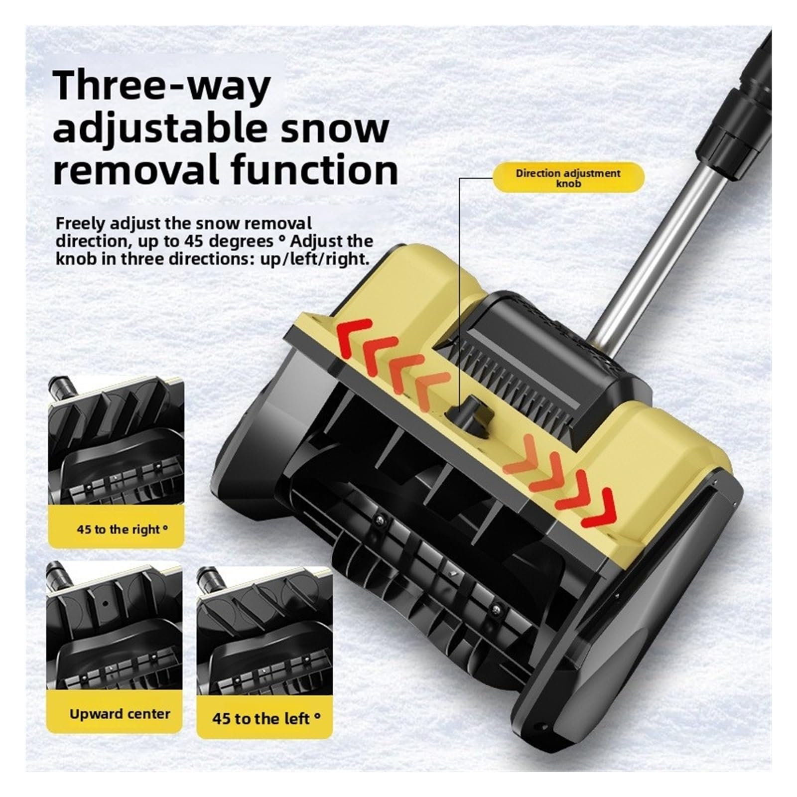 Ręczny Pług Do Śniegu Z Akumulatorem Litowym Użytku Domowego, Odśnieżający, Składany(Brushless 10 1e)