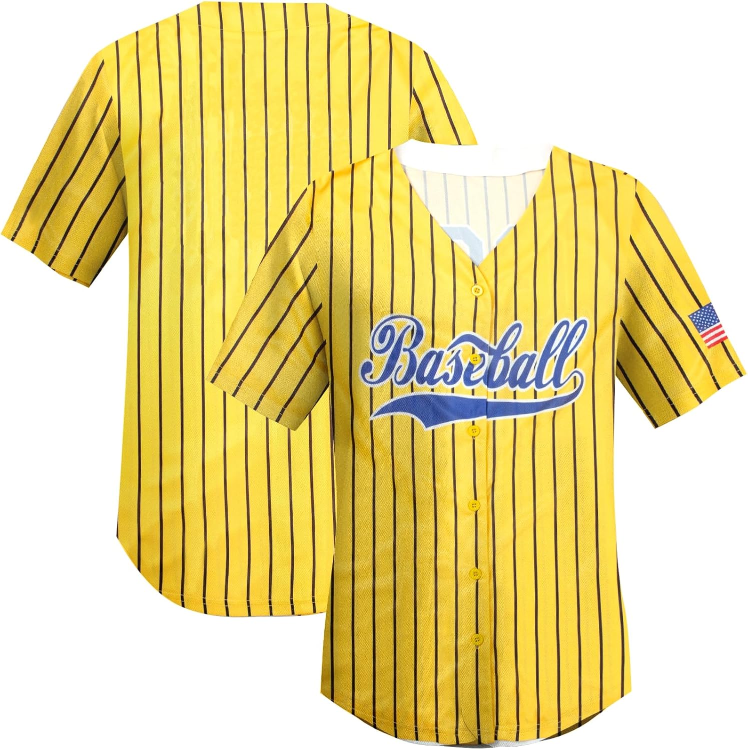 Baseball Shirt Jersey Women Baseball Player T-Shirt Game Day Fan Graphic Tees Button up Short Sleeve - Image 6