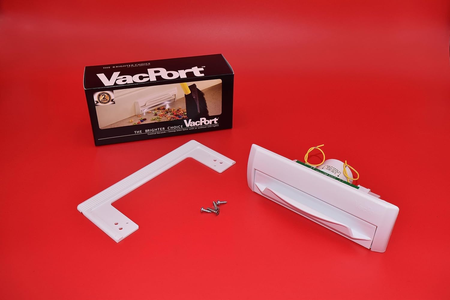 VacPort Sweeper Pan for Central Vacuum Cleaners (White