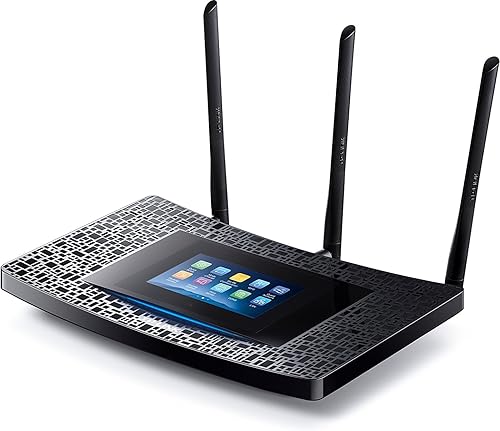 Miniatura 3 de TP-Link AC1900 router inalámbrico con WiFi, Gigabit, con configuración para monitor táctil (Touch P5).