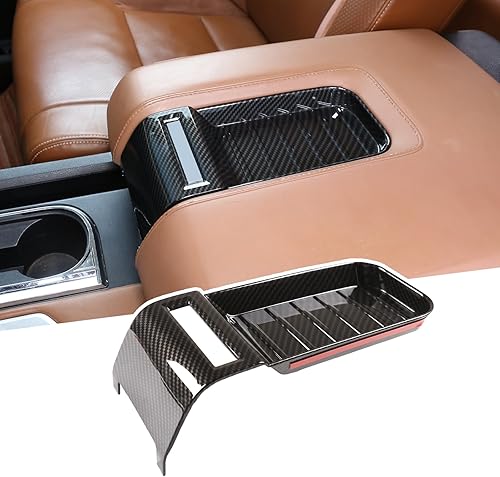 Miniatura 1 de LLKUANG Caja de reposabrazos de consola central, caja de almacenamiento, calcomanía para automóvil, accesorios de automóvil para Toyota Tundra