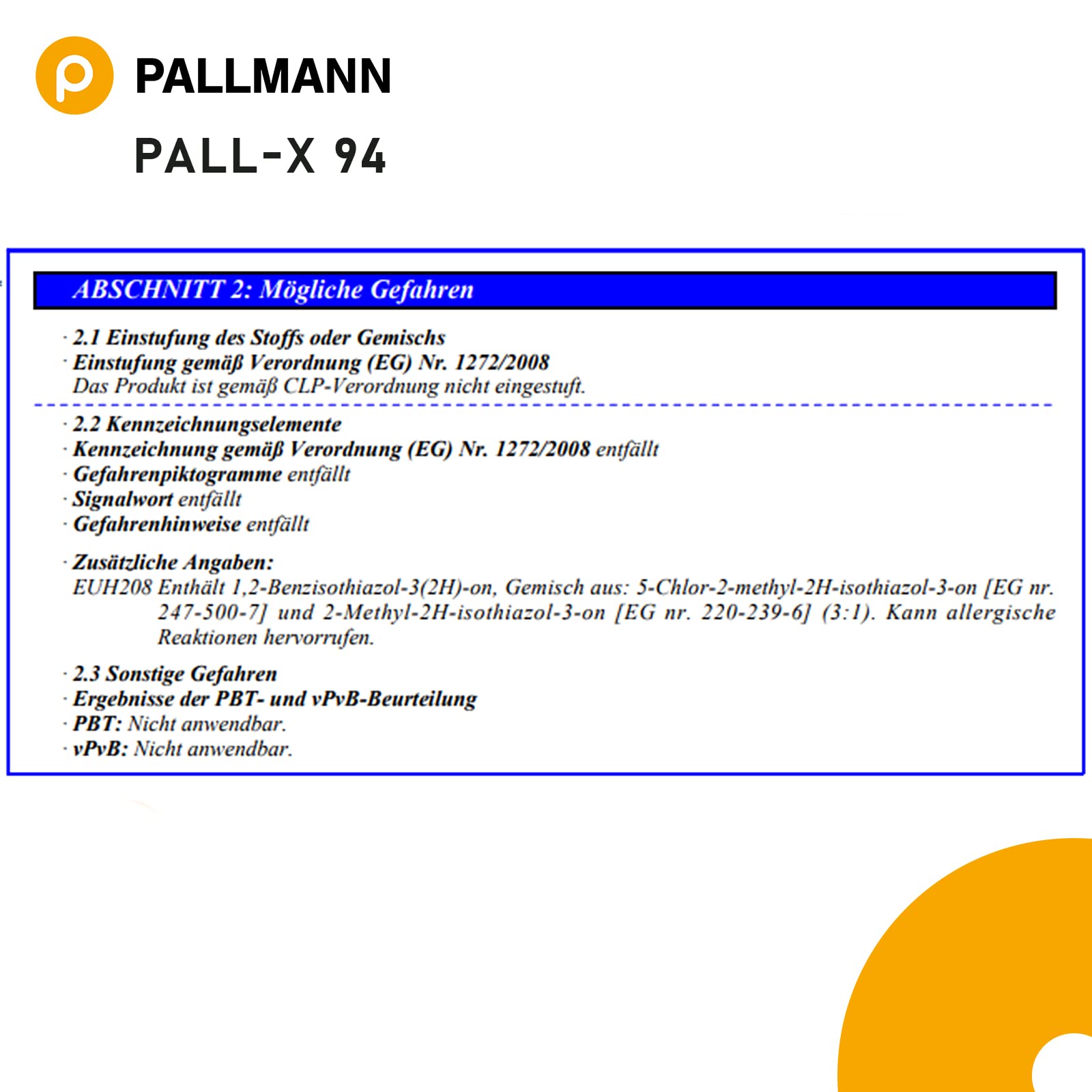 Pallmann Pall-X 94 halbmatt 1K Parkettversiegelung 5 L