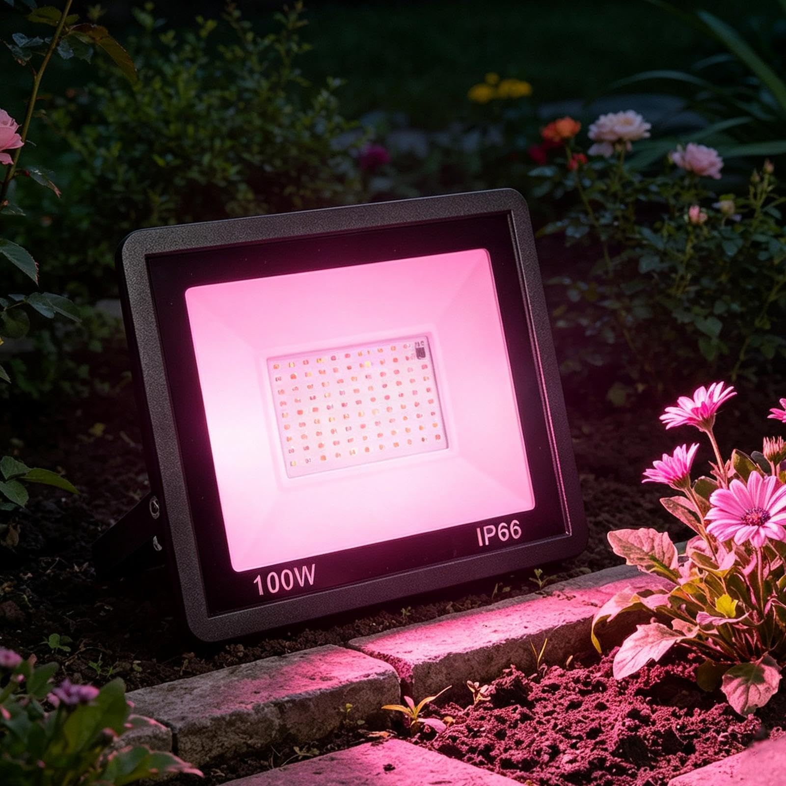 Lampa Zalewowa Zewnętrzna Oprawa Tarasowa RGB z Funkcją Zmiany Kolorów i | Reflektor Podwórkowy Do Ogrodu, Podwórka, Patio, Werandy, Ścieżek, Chodników I Garażu