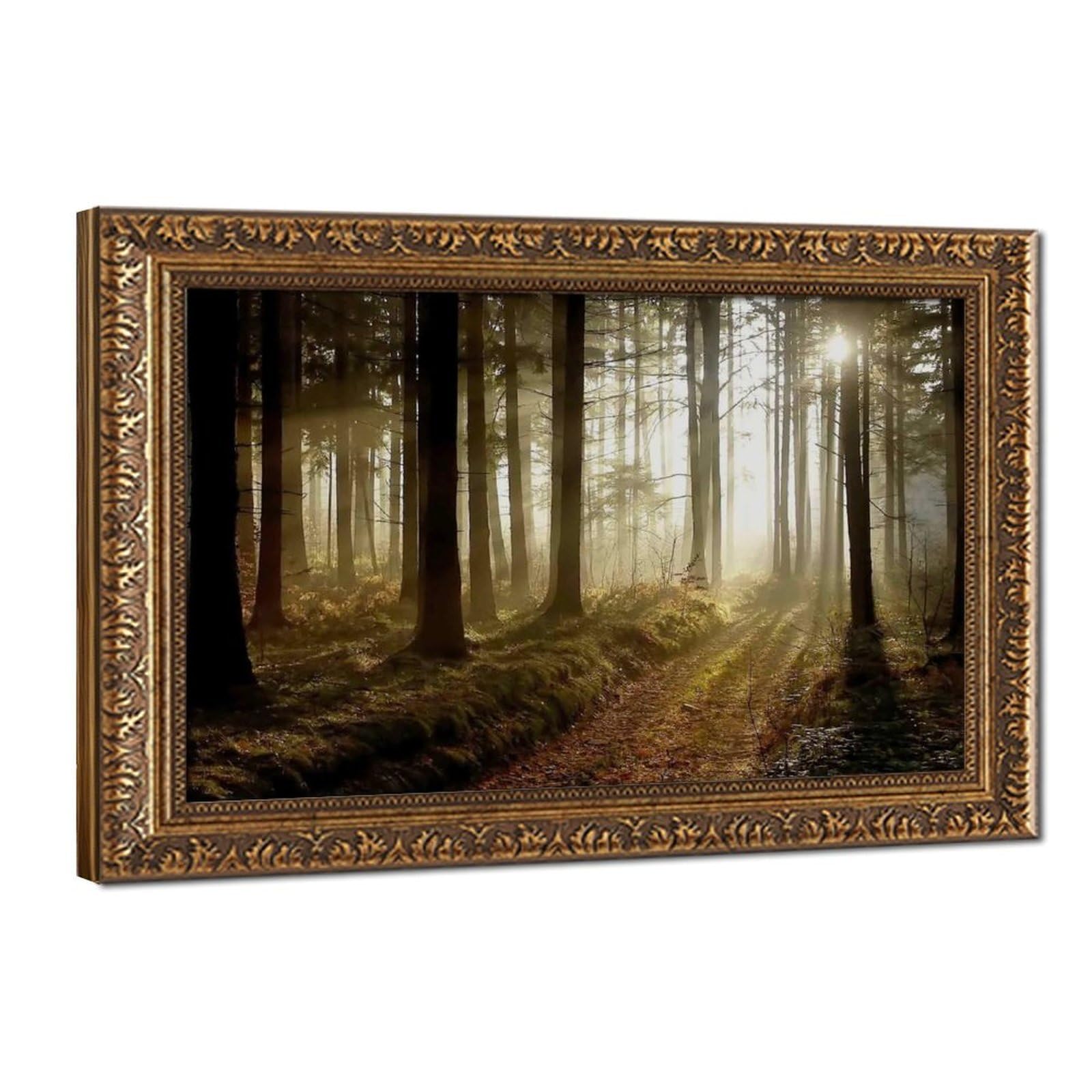 Bareronor Forest Landscape Poster Canvas Poster Bedroom Decor Landscape Office Room Decor Gift 24" L X 36" W