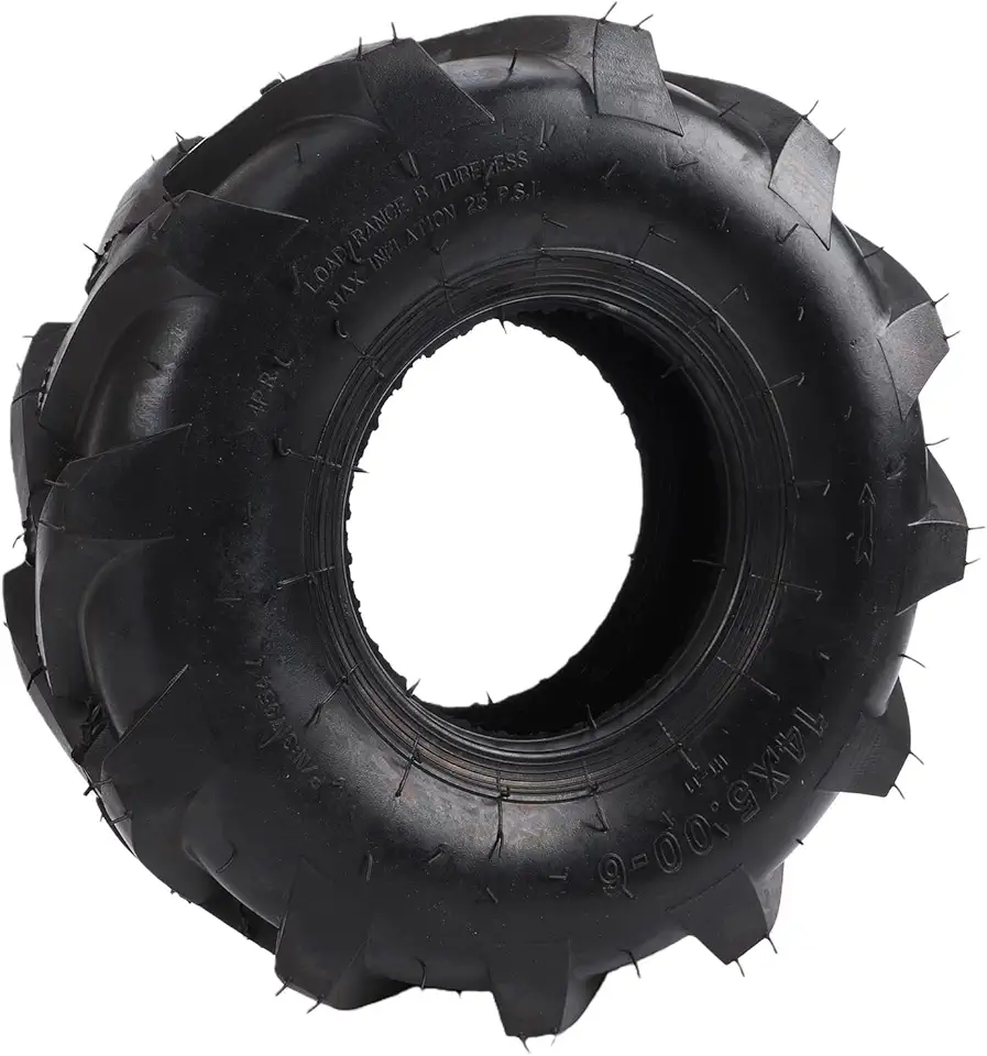 Fydun Pneu 14x5.00 6, Sem Câmara, Com Design Multicamadas para Quadriciclos, Karts, Mini Motos e Tratores de Cortar grama. Borracha de Alta Durabilidade e Tecnologia Avançada de t