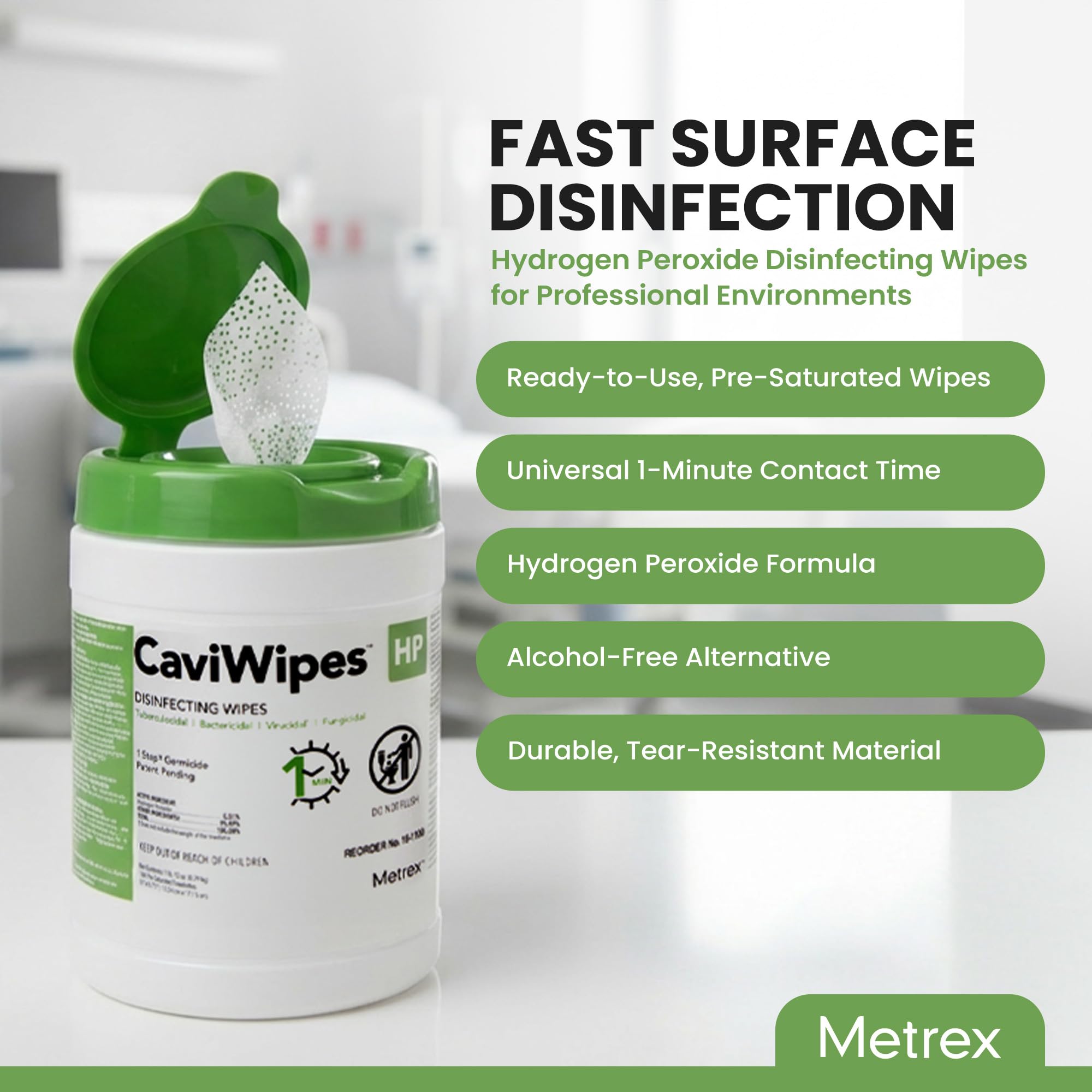 Amazon.com: CaviWipes HP Surface Disinfectant Wipes – Hydrogen